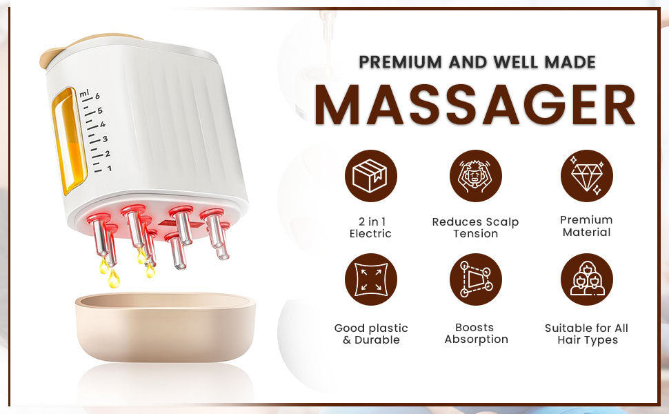 Electric Scalp Massager™/Hair Oil Applicator