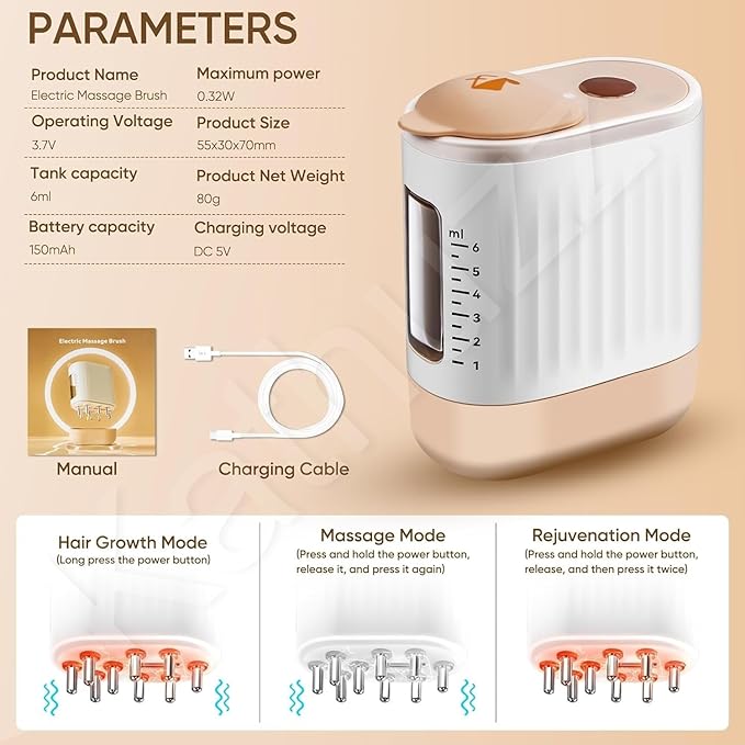 Electric Scalp Massager™/Hair Oil Applicator