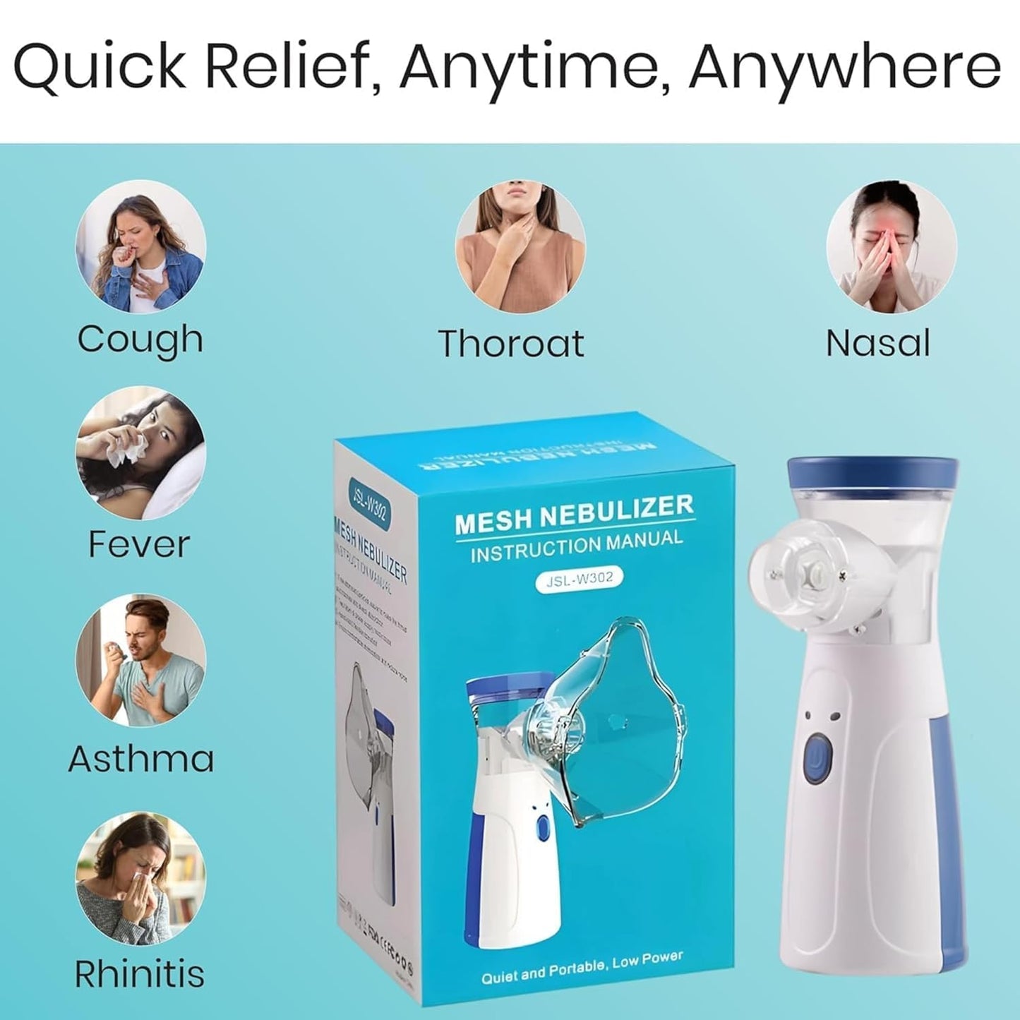 Mini Portable Nebulizer™ /Mesh Nebulizer