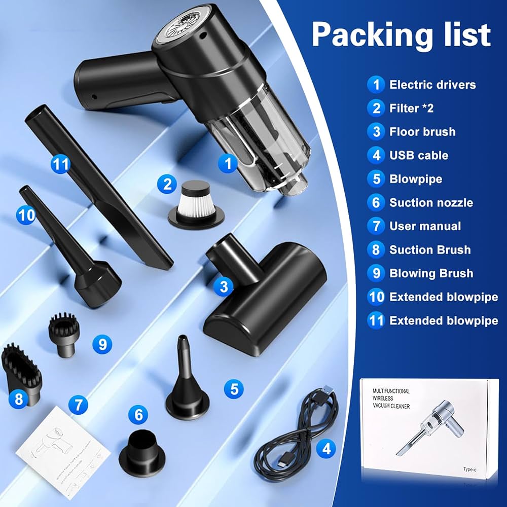 Portable-Vacuum Cleaner™ / Air Duster / Keyboard Cleaner